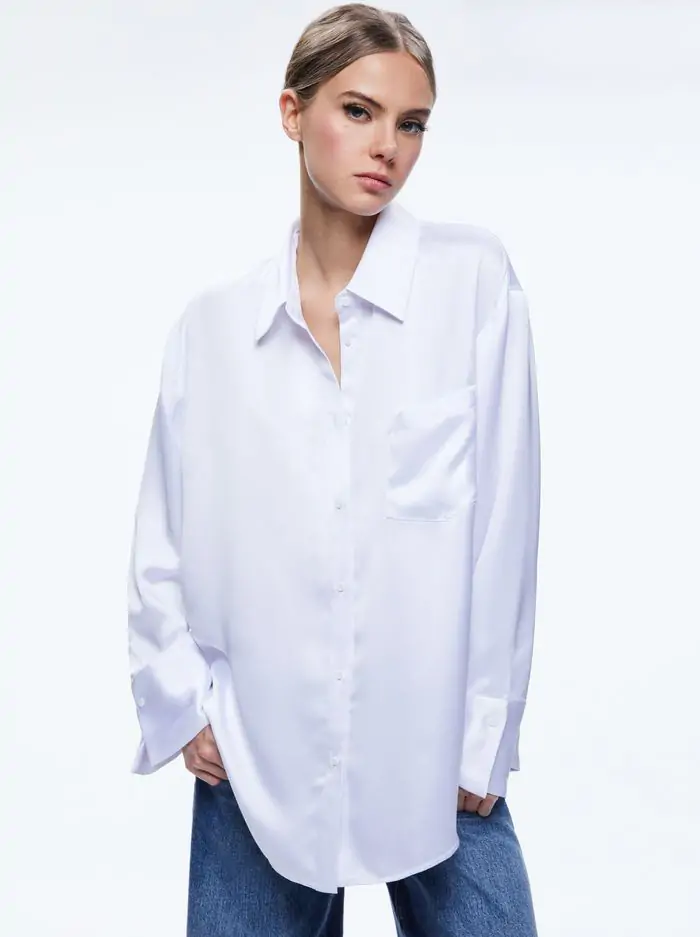 FINELY OVERSIZED BUTTON DOWN SHIRT